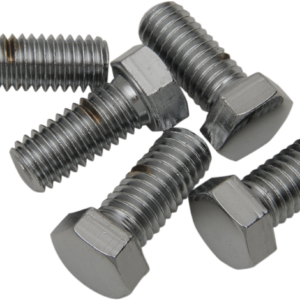 Bolts - Hex-Head - Chrome - 7/16"-14 x 1-1/4"
