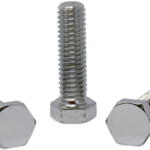 Bolts - Hex-Head - Chrome - 7/16"-14 x 1-1/2"