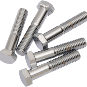 Bolts - Hex-Head - Chrome - 1/2"-13 x 2-1/4"