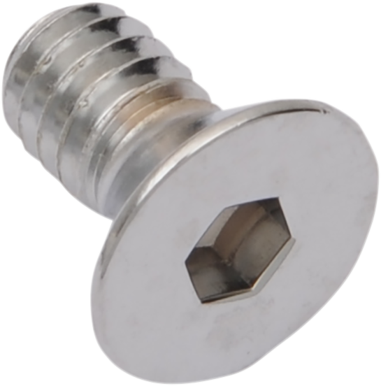 Bolts - Flat-Head - Chrome - 1/4"-20 x 1/2"