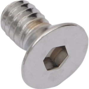 Bolts - Flat-Head - Chrome - 1/4"-20 x 5/8"