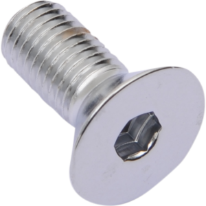 Bolts - Flat-Head - Chrome - 5/16"-24 x 3/4"