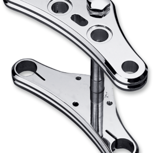 Triple Tree - 41 mm - Chrome - Raked 0° - Elite Radius Groove
