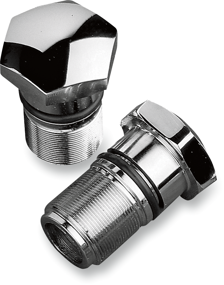 Fork Tube Cap - Chrome