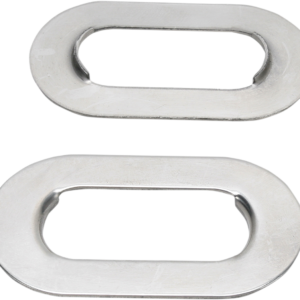Axle Adjuster Plate - Stainless Steel - FX/FXST