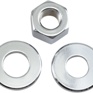Rear Axle Nut/Washer - Kit - Big Twins '73-'96/XL '79-'96