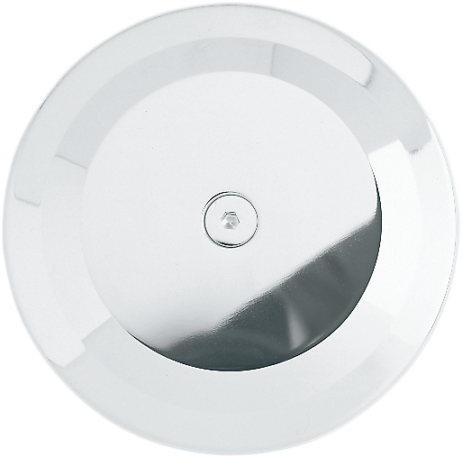 Billet Air Cleaner Insert - Smooth - Chrome