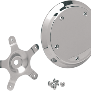 Five-Bolt Domed Air Cleaner Insert - Chrome