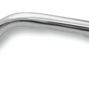 Handlebar - Flat Track - Knurled - Dimpled - Chrome
