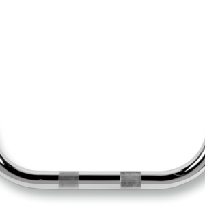 Handlebar - Springer-Style/Buckhorn - Knurled - Dimpled - Chrome
