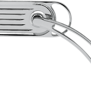Mirror - Side View - Grooved Slingshot - Oval - Chrome