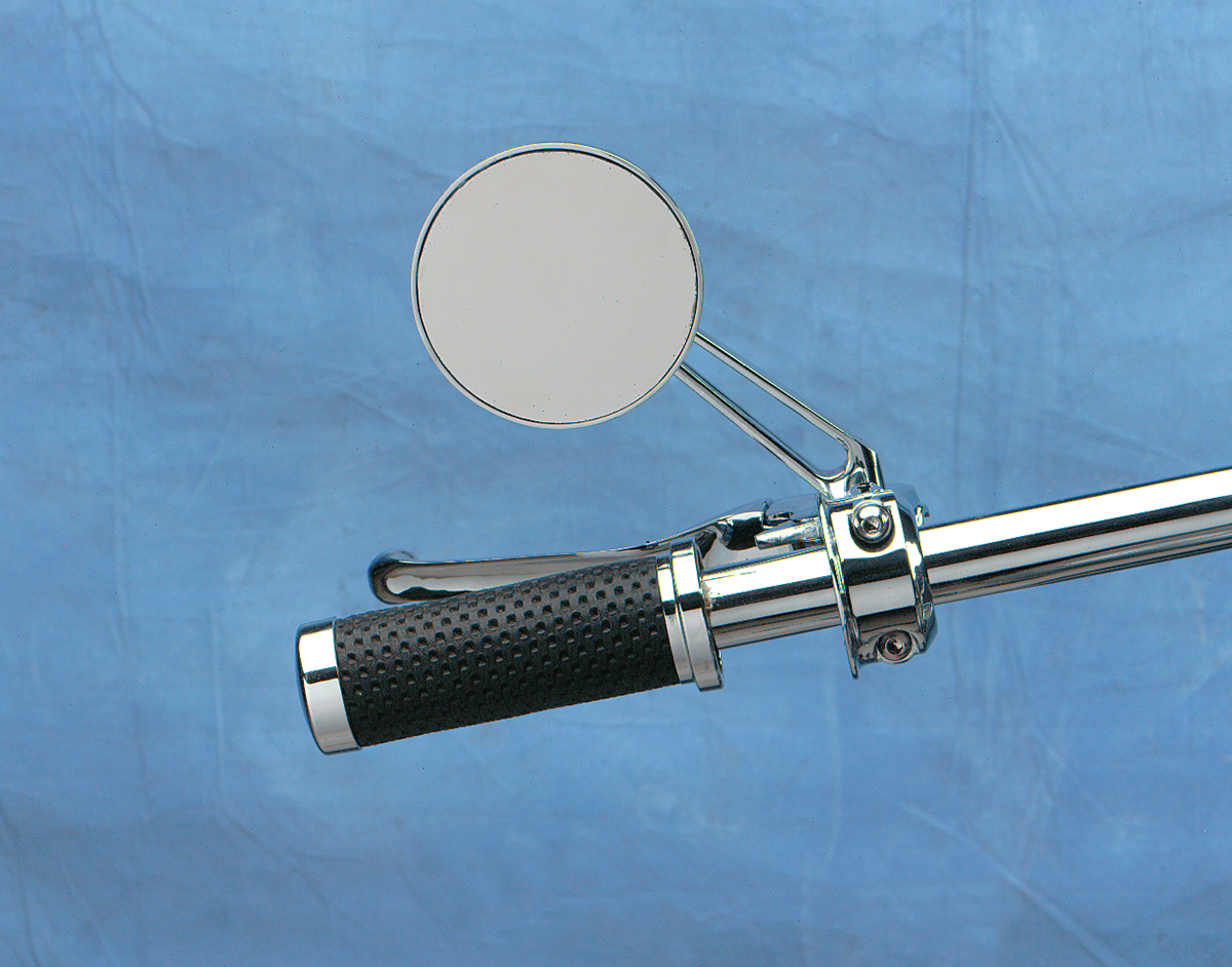 Round Mirror with Short Stem