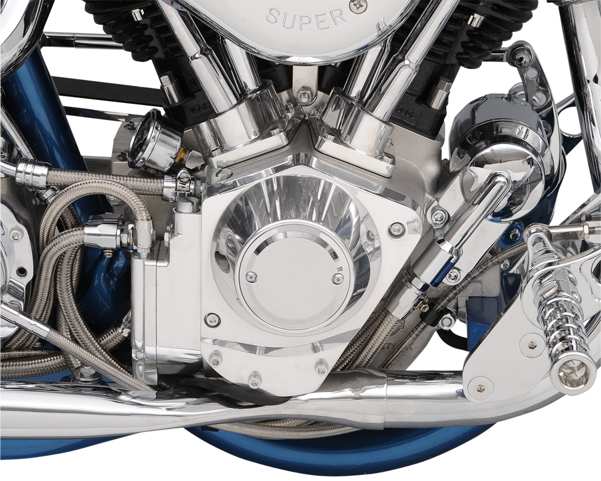Points Cover - Smooth - 2 Hole - Chrome - Image 2