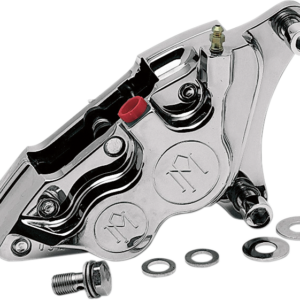 Caliper - Front Left - Chrome - 84-99 Harley-Davidson