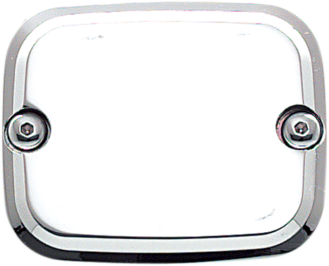 Master Cylinder Cover - Brake - Front - Smooth - Chrome