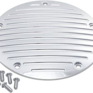 Millennium Derby Cover - Ball Milled - Chrome