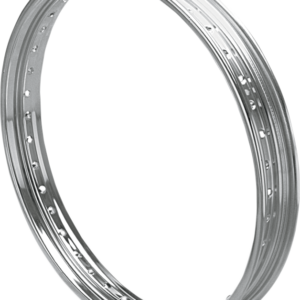Rim - Drop Center - Rolled Edge - 40 Hole - Silver - 21x2.15