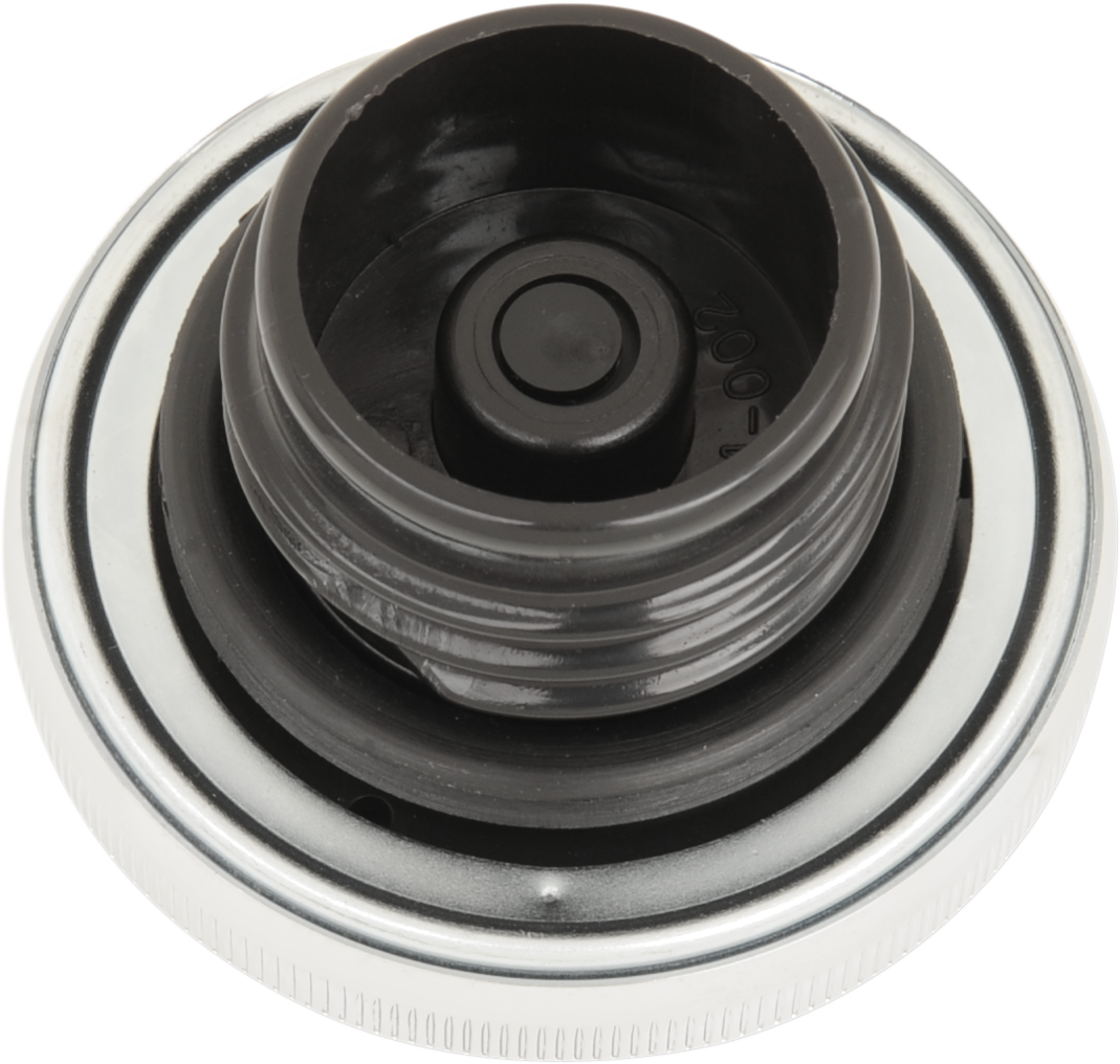 Screw-In Gas Cap - Vented - Chrome - Image 2