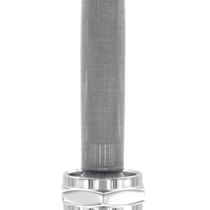 Hex Fuel Valve - Chrome - 22 mm