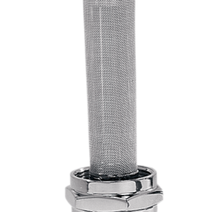 Hex Fuel Valve - Chrome - 22 mm