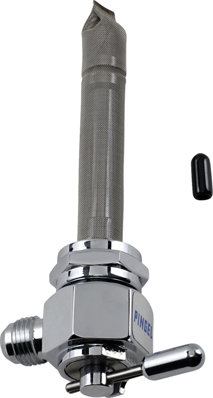 Power-Flo™ -6AN Fuel Valve - Chrome-Plated - 22 mm