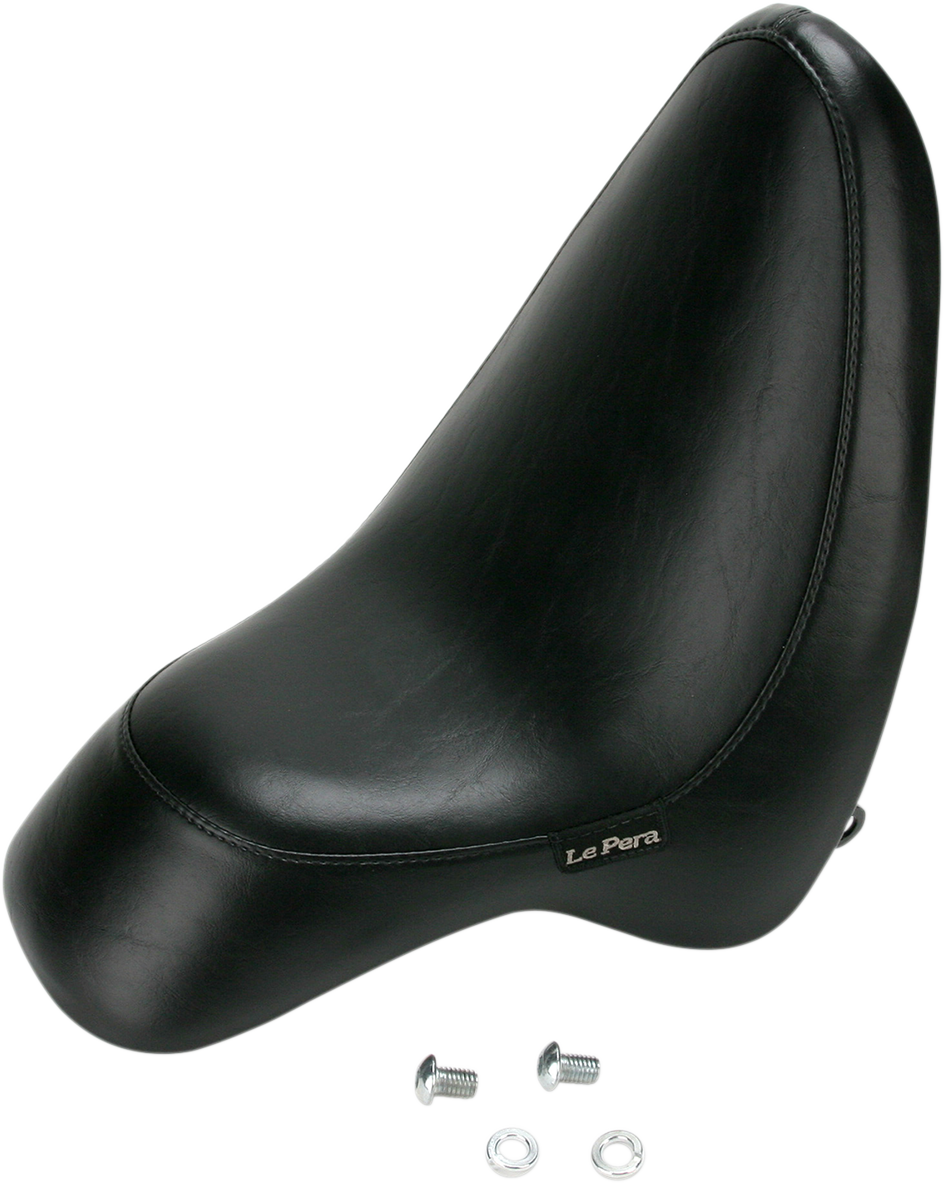 Silhouette Solo Seat - Smooth/Bullet - Black - Softail '00-'07 - Image 2