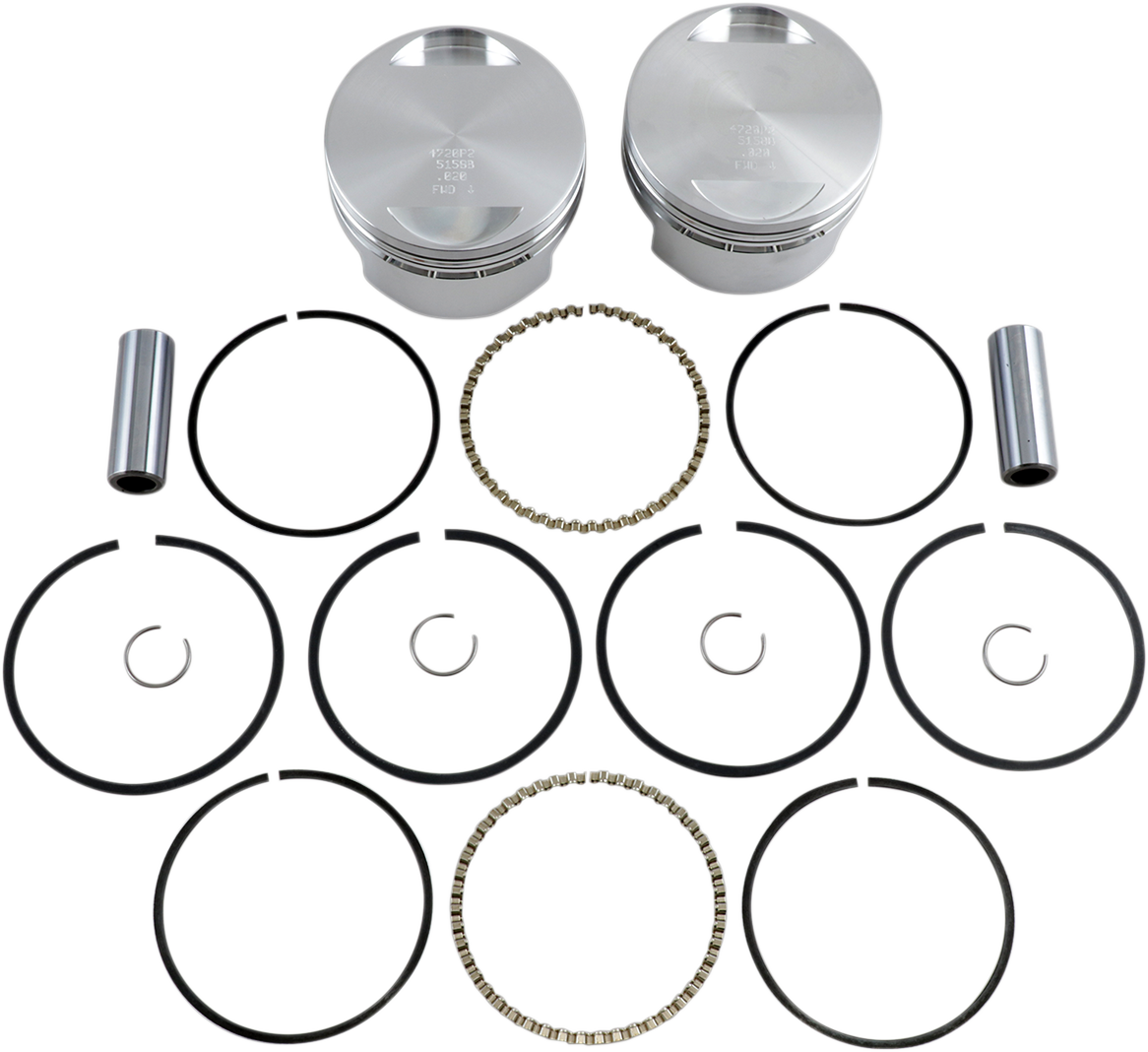 Piston Kit - +0.020" - XL 1200 | Buell with OEM 1200 Heads