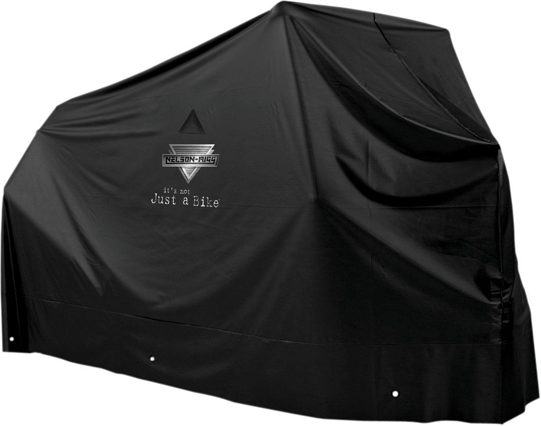 Motorcycle PVC Cover - Black - Large - Image 2