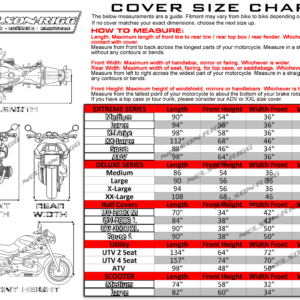 Motorcycle Cover - Polyester - Extra Large
