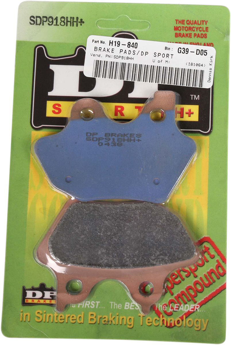 Sintered Metal Brake Pads - Harley-Davidson - SDP918HH - Image 2