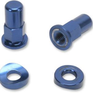 Rim Lock Nut/Spacer - Kit - Blue