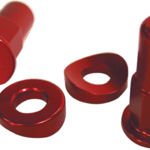 Rim Lock Nut/Spacer - Kit - Red