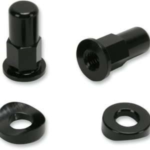 Rim Lock Nut/Spacer - Kit - Black