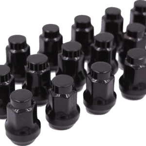Lug Nuts - Conical - 10 mm x 1.25 - Black