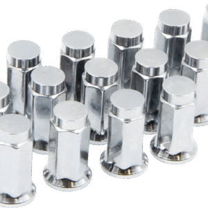 Lug Nuts - Hex/Flat - 12 mm x 1.25 - 16 Pack