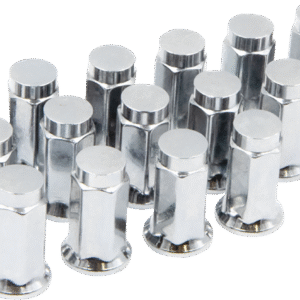 Lug Nuts - Hex/Flat - 10 mm x 1.25 - 16 Pack