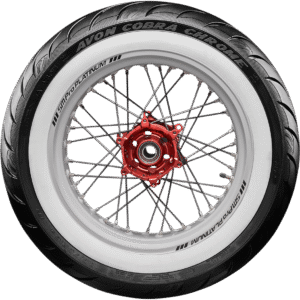 Tire - Cobra Chrome AV92 - Rear - 150/80R16 - Wide Whitewall - 71V