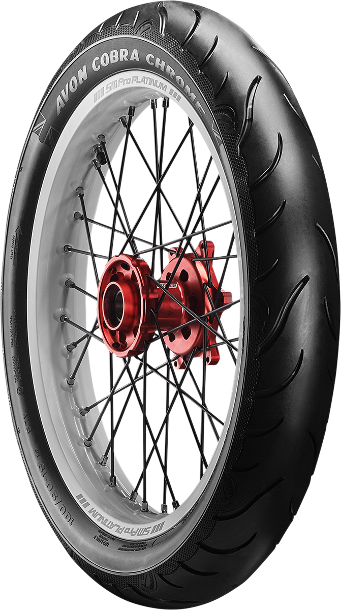 Tire - Cobra Chrome AV91 - Front - 110/90-19 - 62H - Image 3