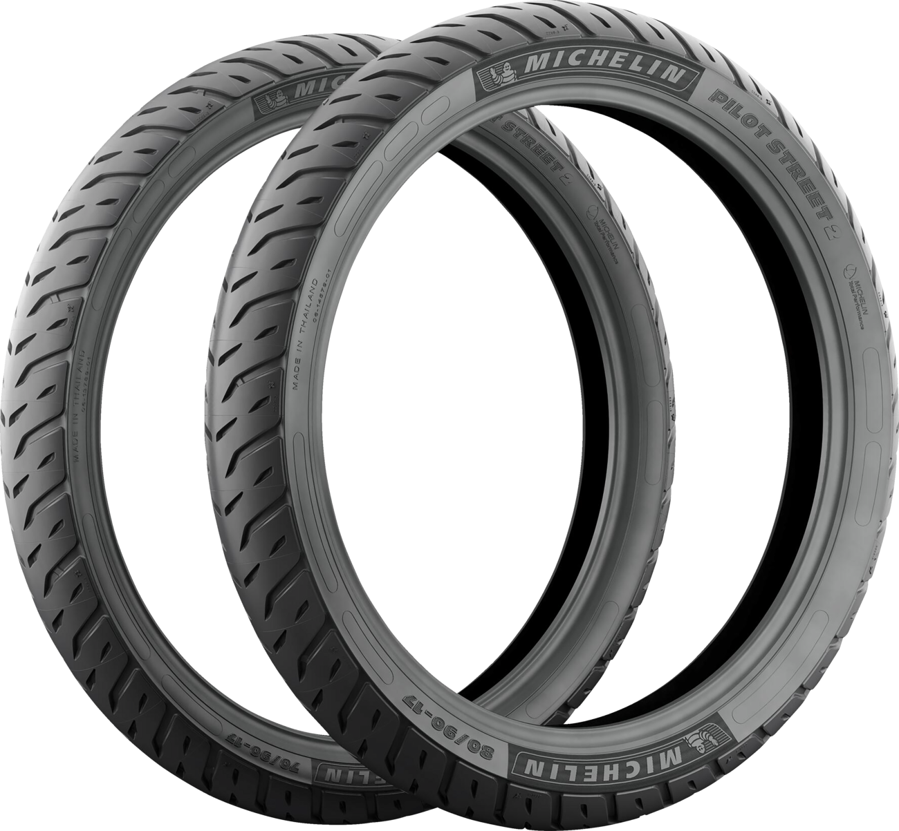 Tire - Pilot Street 2 - Front/Rear - 80/90-17 - 50S - Image 3