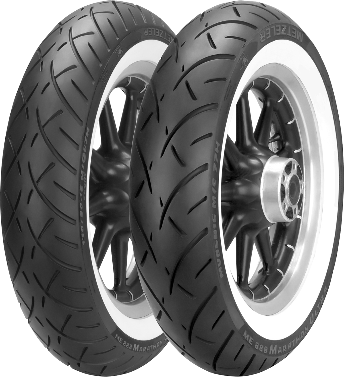 Tire - ME 888 Marathon™ Ultra - Rear - MU85B16 - Wide Whitewall - 77H - Image 4