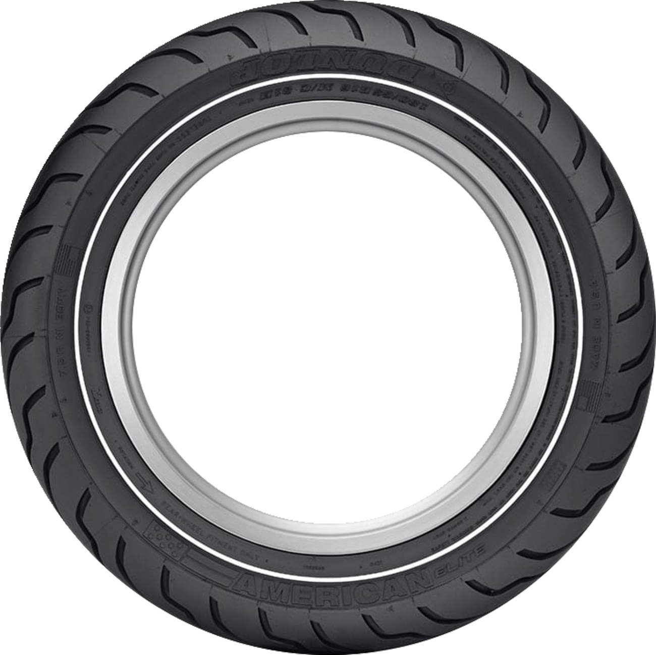 Tire - American Elite - Rear - MT90B16 - Narrow Whitewall - 74H - Image 3