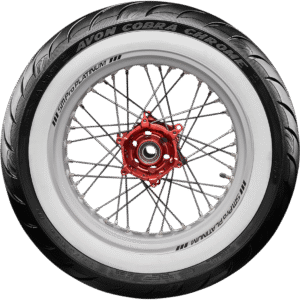 Tire - Cobra Chrome AV92 - Rear - MT90B16 - Wide Whitewall - 74H