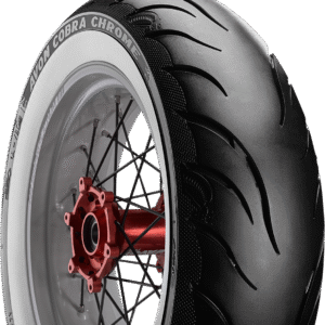 Tire - Cobra Chrome AV92 - Rear - 150/80B16 - Wide Whitewall - 77V