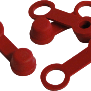 Brake Bleeder Caps - Red - 4-Pack