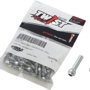 Twist Tire Screws - 20 mm - 100 Pack