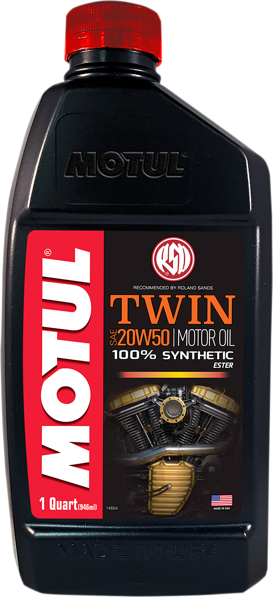 V-Twin Synthetic Oil - 20W-50 - 1 U.S. quart
