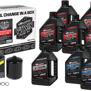 M8 Synthetic 20W-50 Oil Change Kit - Black Filter