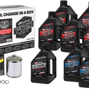 M8 Synthetic 20W-50 Oil Change Kit - Chrome Filter