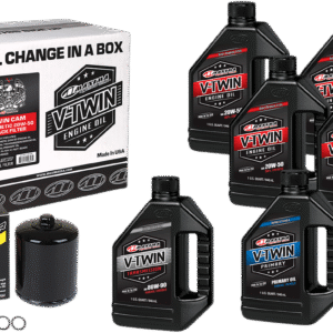 Twin Cam Synthetic 20W-50 Oil Change Kit - Black Filter