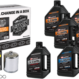 Evolution Mineral 20W-50 Oil Change Kit - Chrome Filter